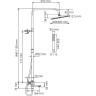 Душевой комплект WASSERKRAFT Thermo A299.255.218.BM A299.255.218.BM Thermo
